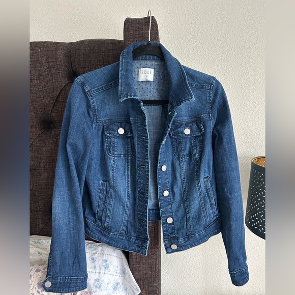 Elle Classic Indigo Jean Jacket for Women - Picture 1 of 3